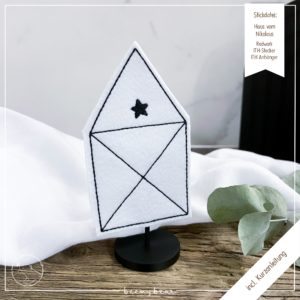 Stickdatei ITH Haus vom Nikolaus