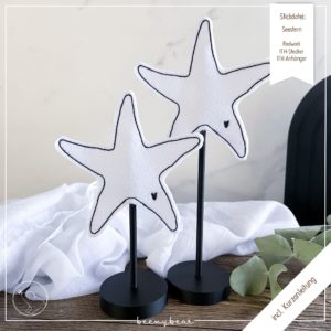 Stickdatei ITH Seestern