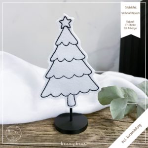 Stickdatei ITH Weihnachtsbaum