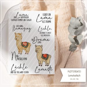 Plotterdatei Lamatastisch