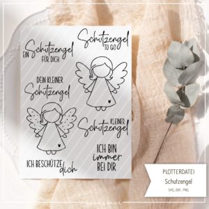 Plotterdatei Schutzengel