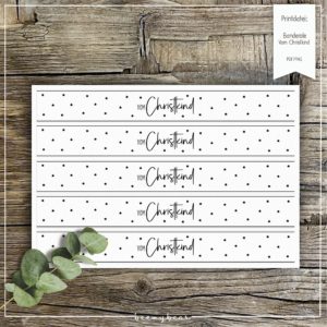 Printdatei Banderole vom Christkind