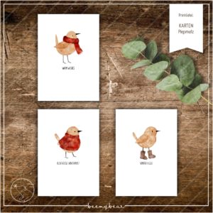 Printdatei Karten Piepmatz