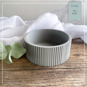 STL Datei Bowl gerippt