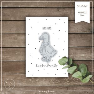 STL-Datei KNUDDELZ Gans
