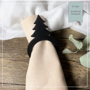 STL Datei Serviettenring Tannenbaum