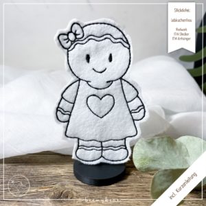 Stickdatei ITH Lebkuchenfrau