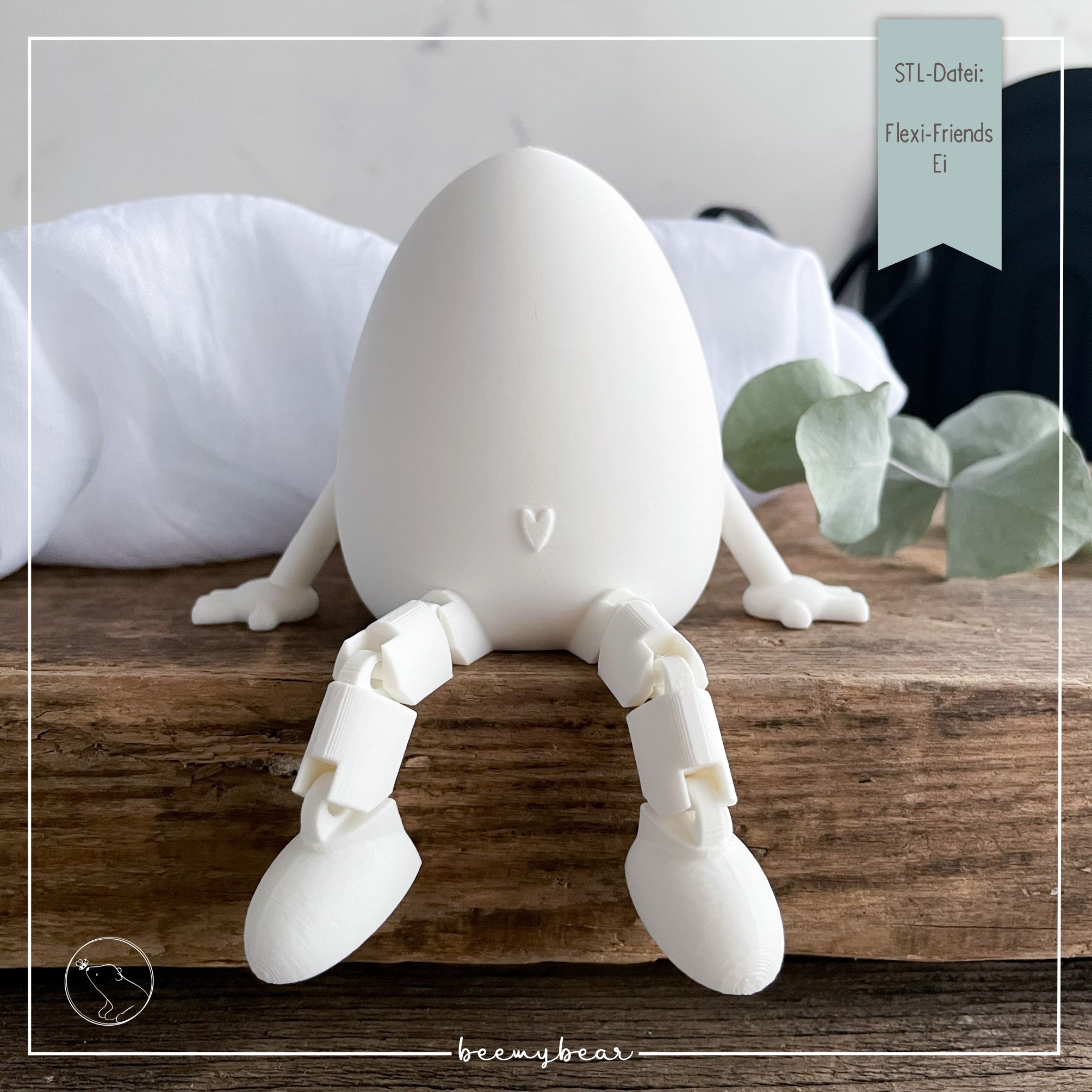 STL Datei Flexi Friends Ei