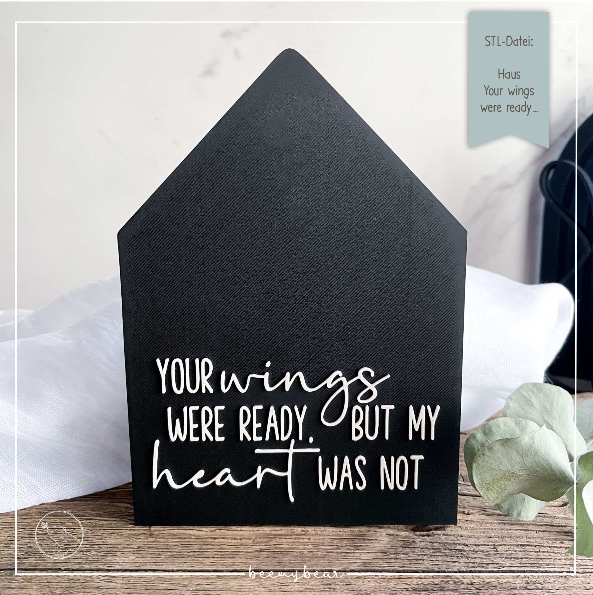 STL Datei Haus Your wings were ready