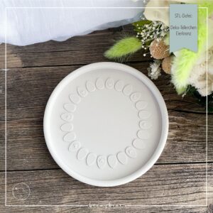 STL Datei Deko-Tellerchen Eierkranz