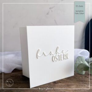 STL Datei Geschenktüte frohe Ostern