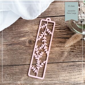 STL Datei Lesezeichen Kleine Zweige