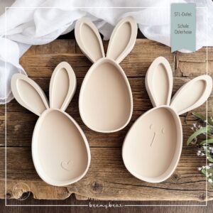 STL Datei Schale Osterhase
