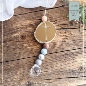 STL Datei Sonnenfänger Kreuz im Klecks