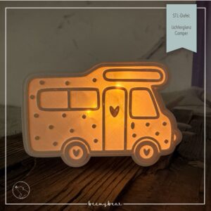 STL Datei Lichterglanz Camper