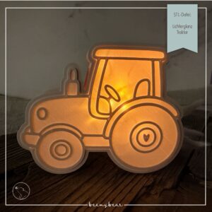 STL Datei Lichterglanz Traktor n