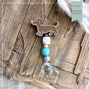 STL Datei Sonnenfänger Dackel Franz