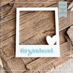 STL Datei Fotorahmen Herz Herzenshund