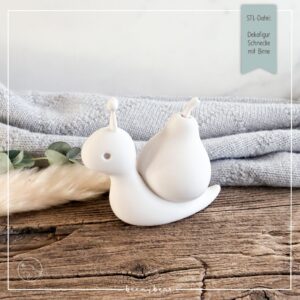 STL Datei Dekofigur Schnecke mit Birne