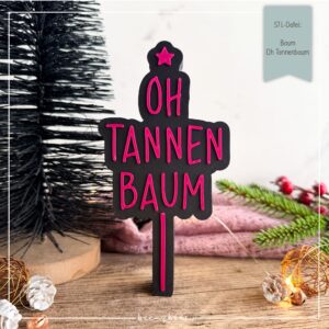 STL Datei Baum Oh Tannenbaum
