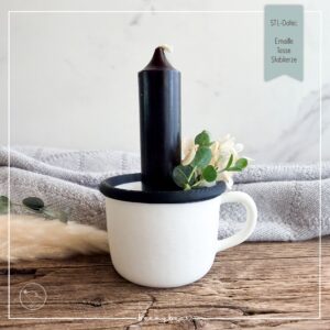 STL Datei Emaille Tasse Stabkerze