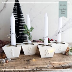 STL Datei Kerzenhalter Trapez Advent